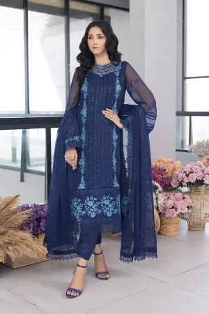 Frisky Waves |  Azure Ensembles Chiffon 3PCS 2023