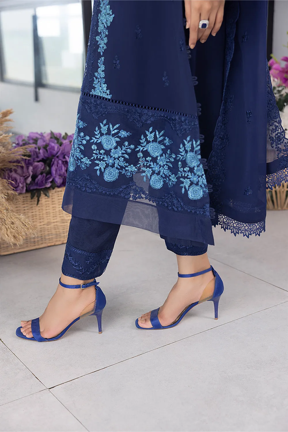 Frisky Waves |  Azure Ensembles Chiffon 3PCS 2023