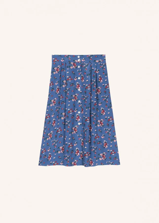 Frnch Edlyne Skirt (Denim Blue) - FINAL SALE