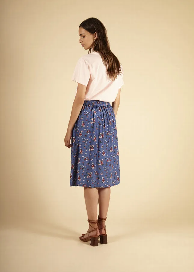 Frnch Edlyne Skirt (Denim Blue) - FINAL SALE