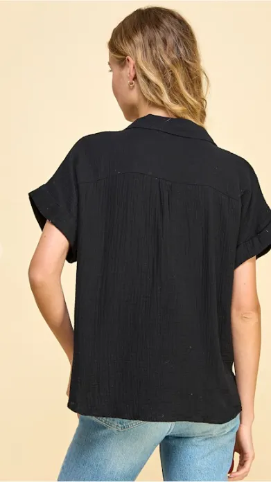 Gauze Cotton Top