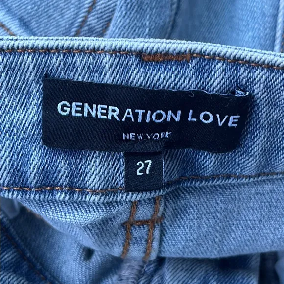 Generation Love Sydnee Denim Skirt - Light Blue Size 27