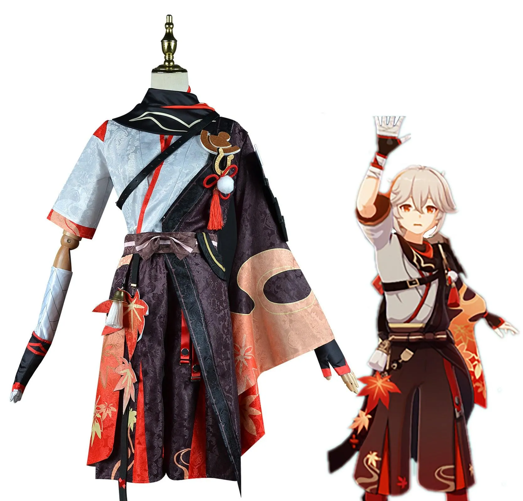 Genshin Impact Kazuha Halloween Outfits Cosplay Lolita Dress