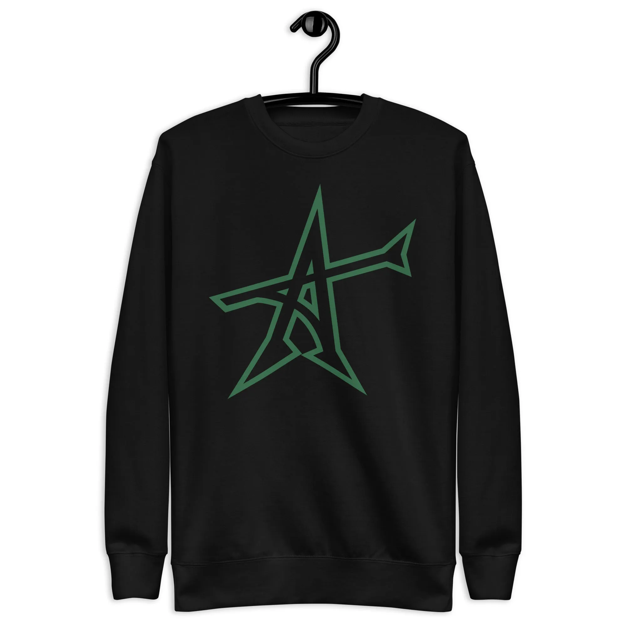 Get "ALL-IN" Unisex Premium Sweatshirt (champ green print)