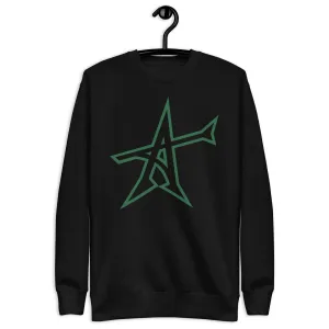 Get "ALL-IN" Unisex Premium Sweatshirt (champ green print)
