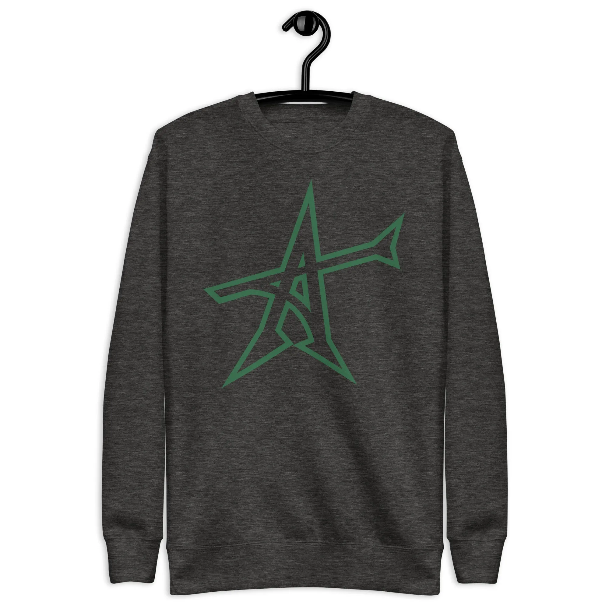 Get "ALL-IN" Unisex Premium Sweatshirt (champ green print)