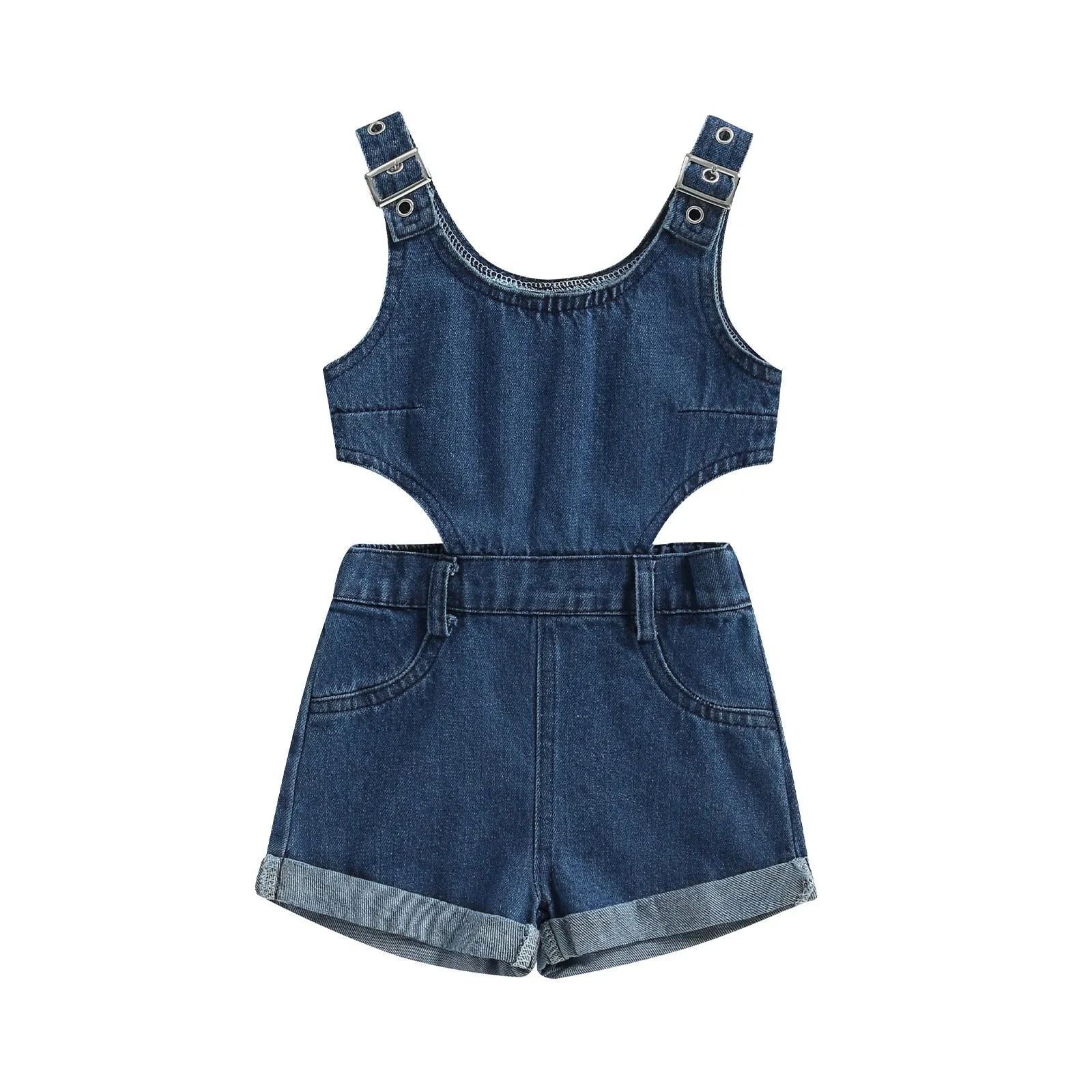 Girl Suspender Jumpsuit Romper