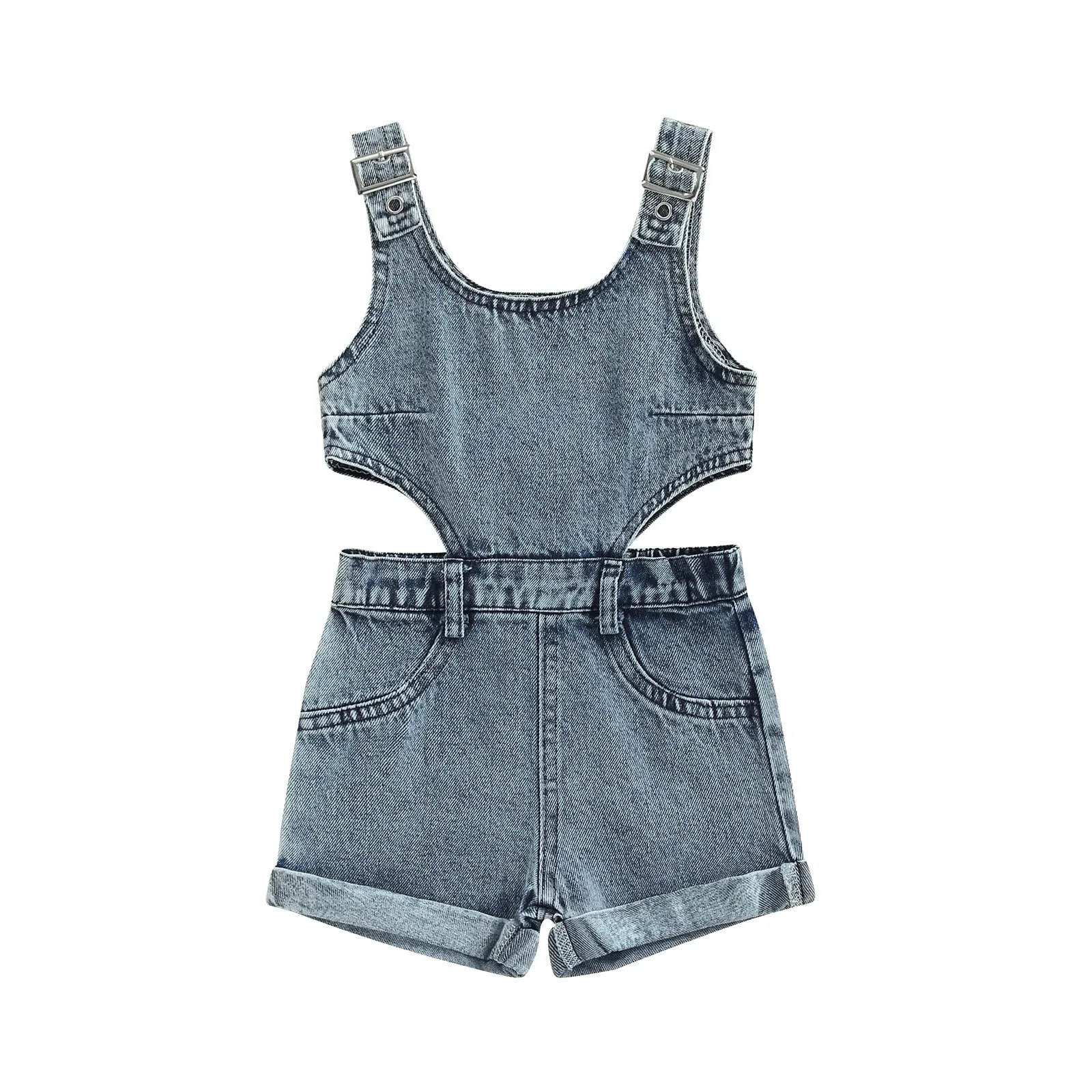 Girl Suspender Jumpsuit Romper