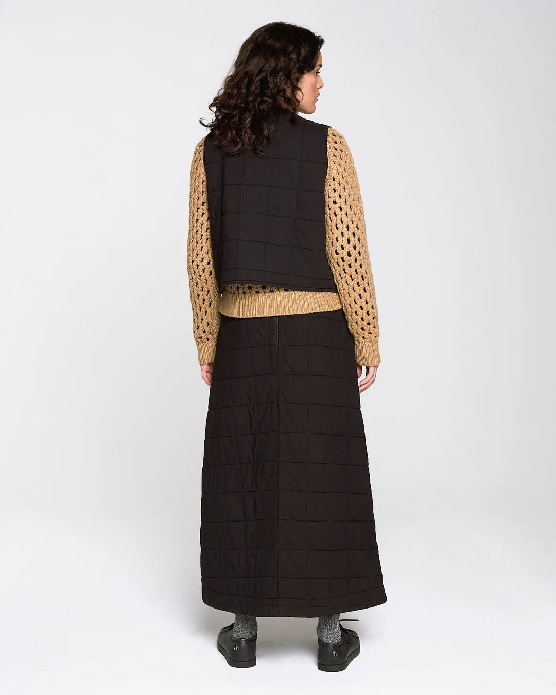 Girls of Dust - Tulip Skirt Cotton Quilt Black