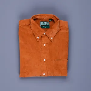 Gitman Vintage cord shirt Tabac
