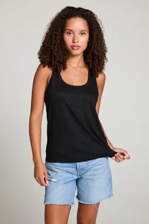 Gloria Black Tank Top