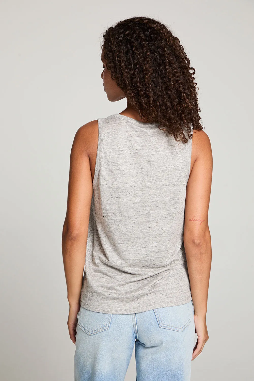 Gloria Heather Grey Tank Top