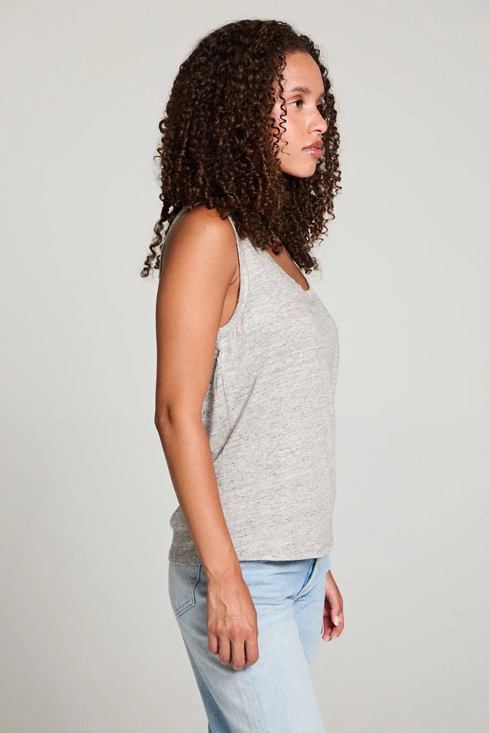 Gloria Heather Grey Tank Top