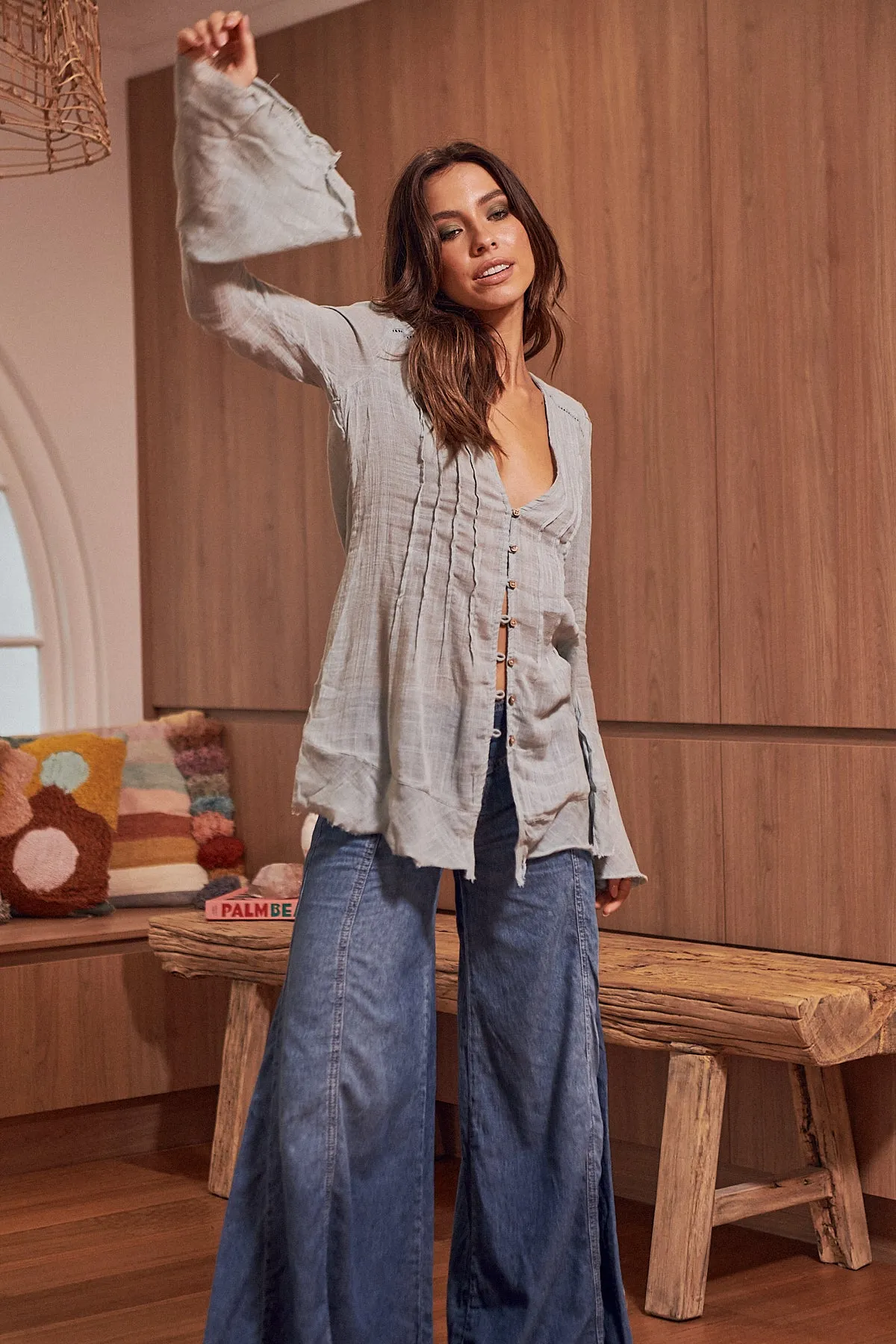 Greta Gauze - Aqua Haze ~ Free People