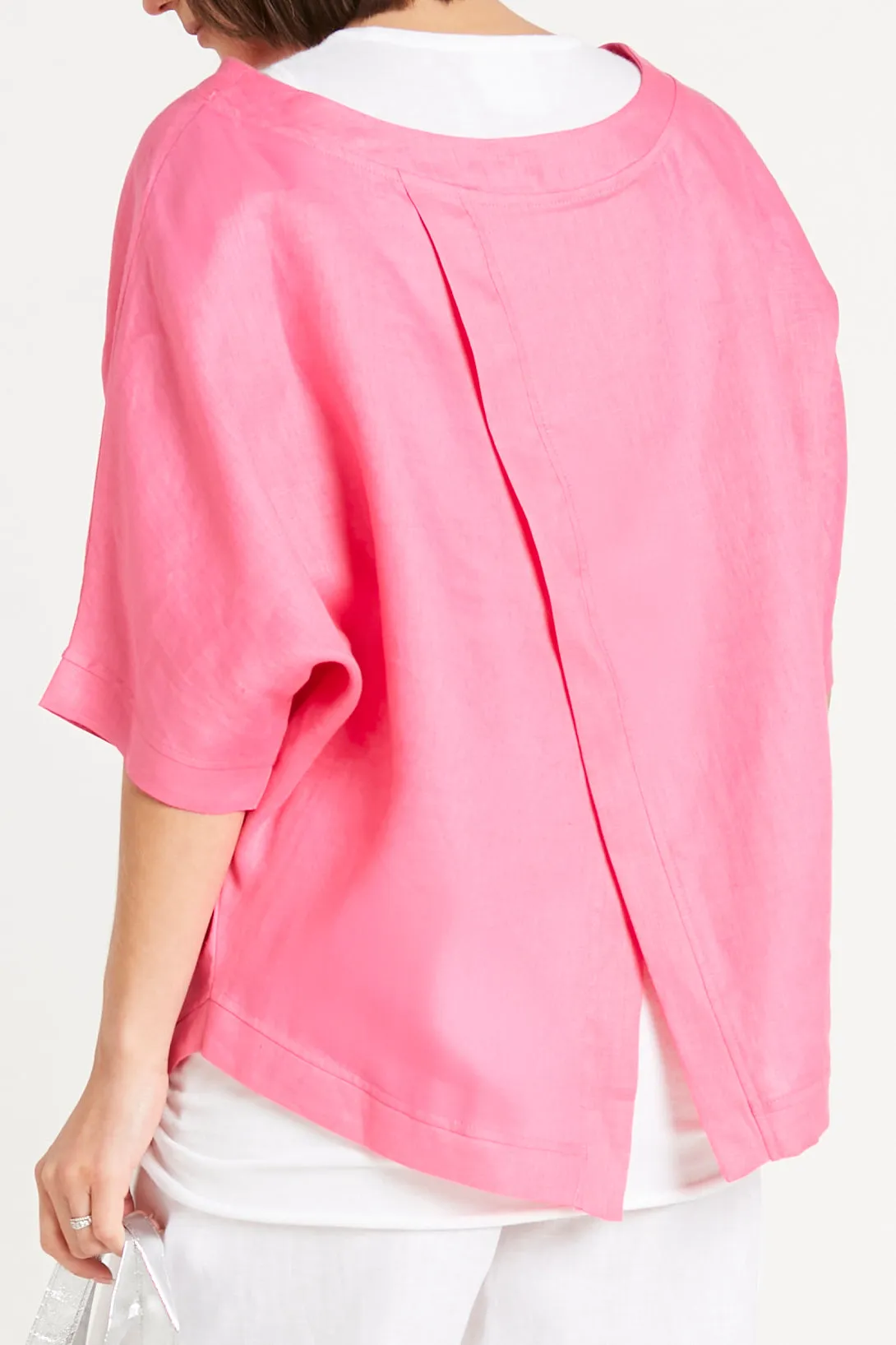Handkerchief Linen Reversible Top