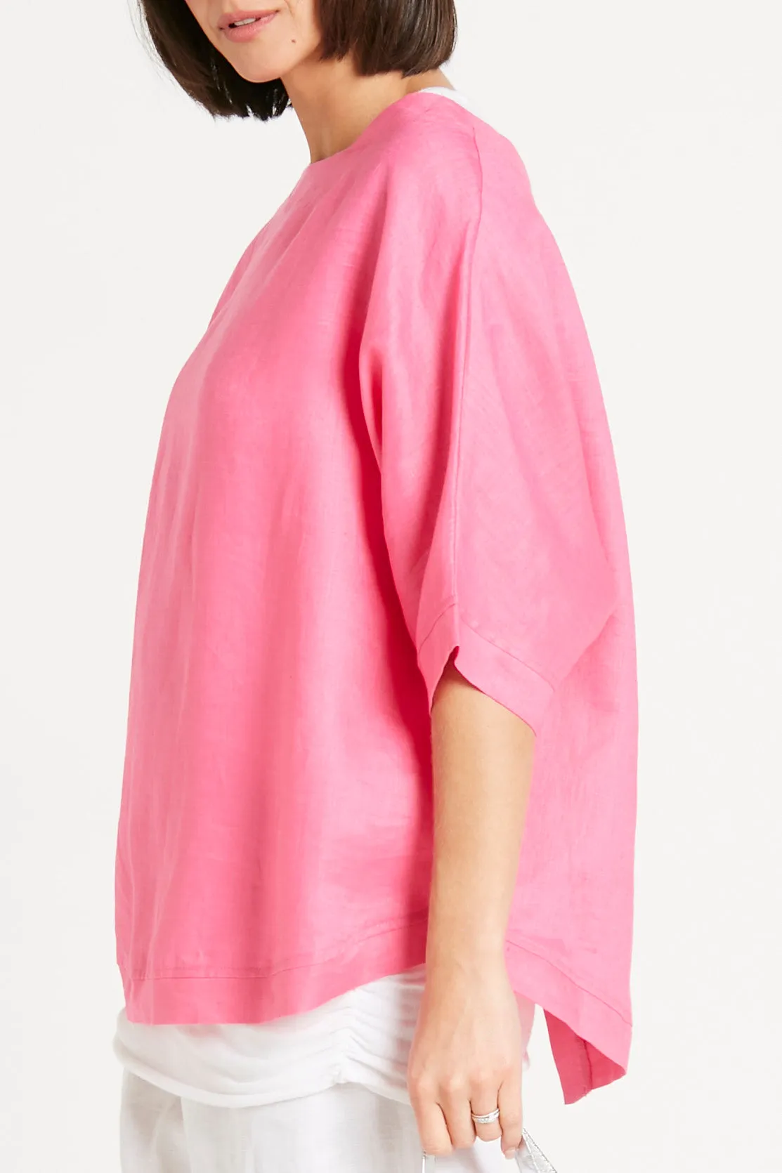 Handkerchief Linen Reversible Top
