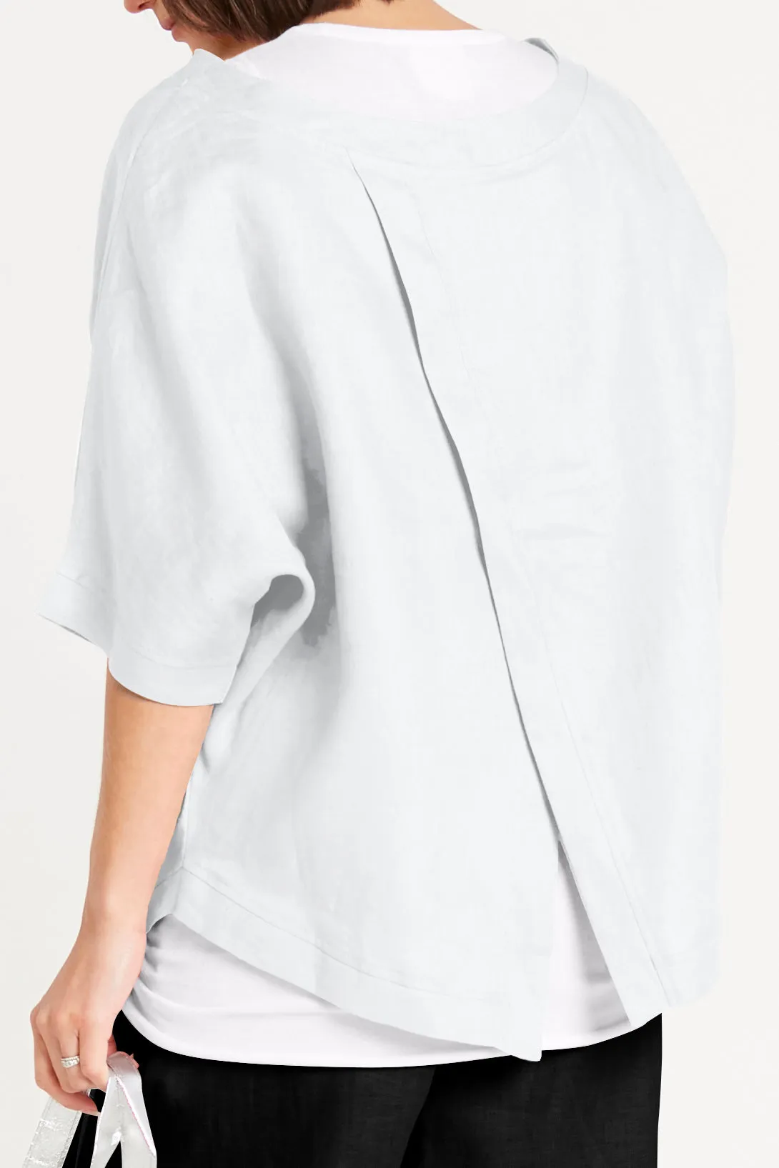 Handkerchief Linen Reversible Top