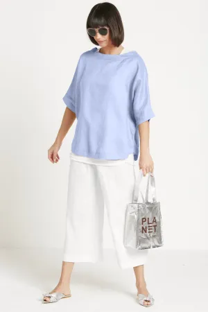 Handkerchief Linen Reversible Top