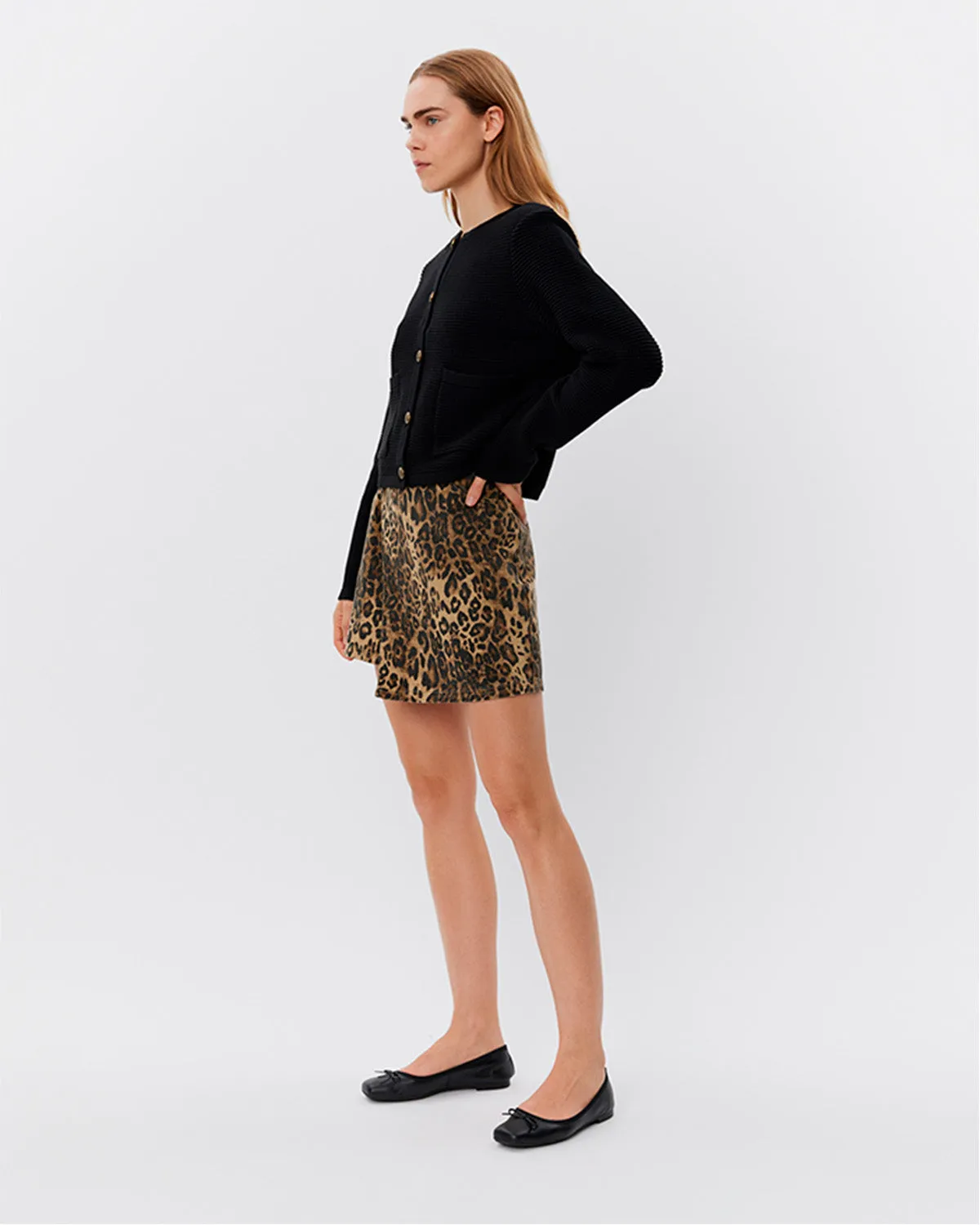 HARLEESW SKIRT - Leopard