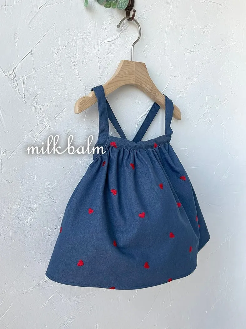Heart suspender skirt
