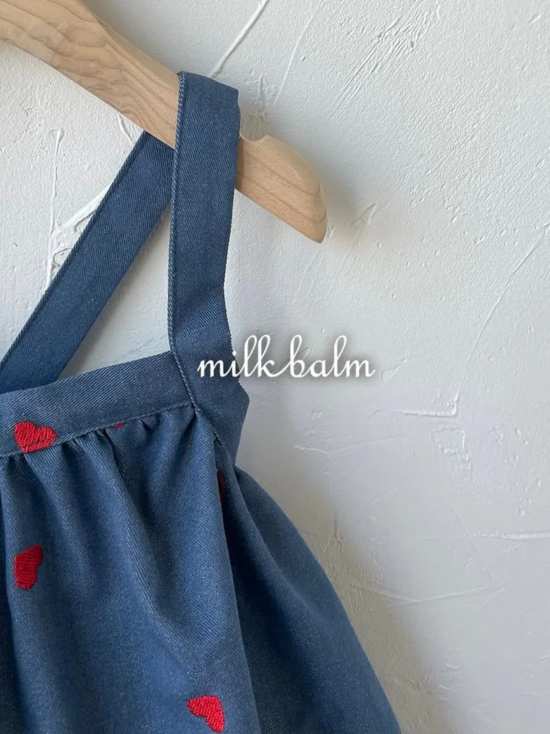 Heart suspender skirt