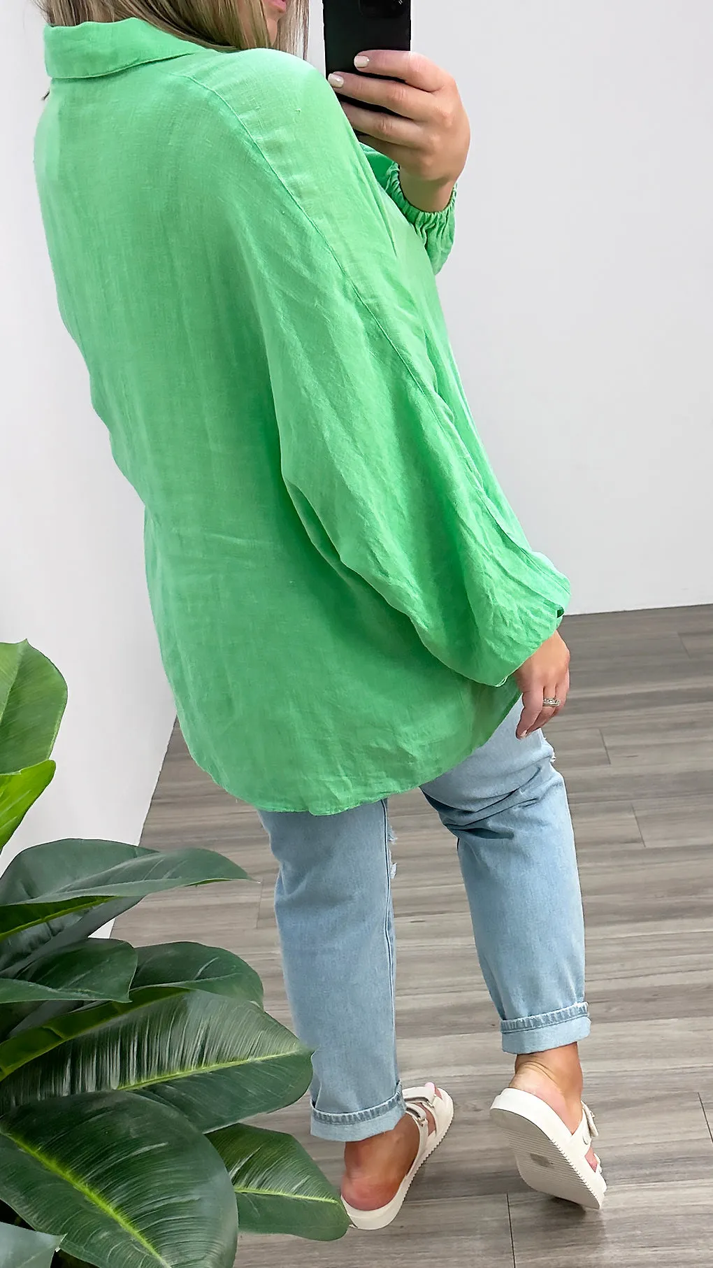 Holiday Cliffside Shirt Apple Gauze