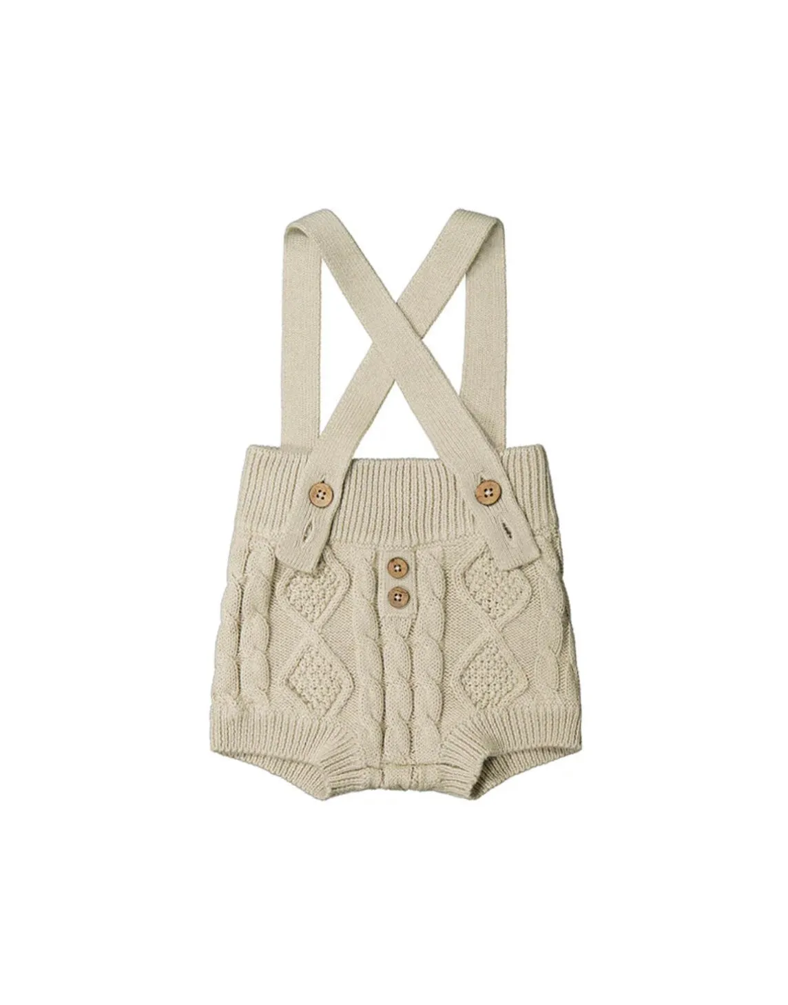 Hudson Suspender Short | Sandy Brown