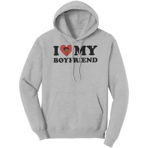 I Love My Boyfriend Hoodie, Cute Valentine Hoodie I Heart My Boyfriend Hoodie Valentines Day Hoodie Valentines Gift For Her Anniversary Gift