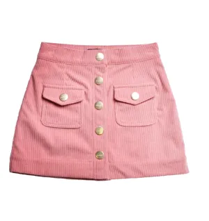Imoga Mauve Corduroy Skirt