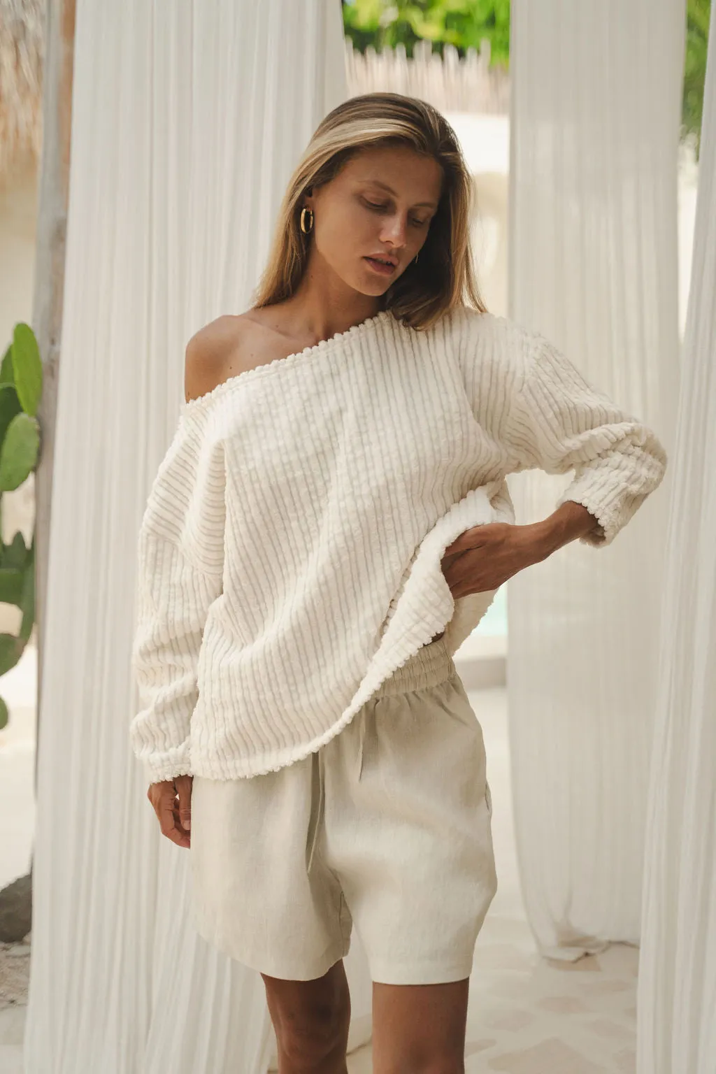 Inji Slouch Knit Natural