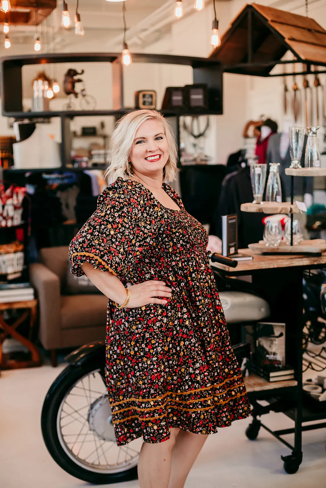 Ivy Jane Gauze Floral Dress