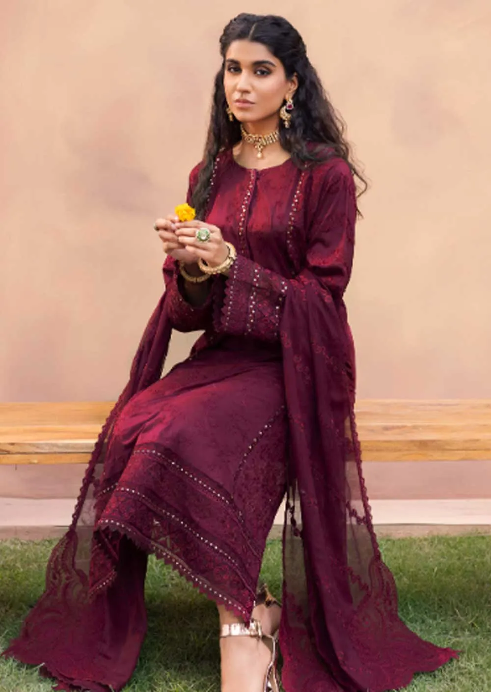 IZU-01 - Unstitched - Aashiaan Festive Lawn Collection by Iznik 2023