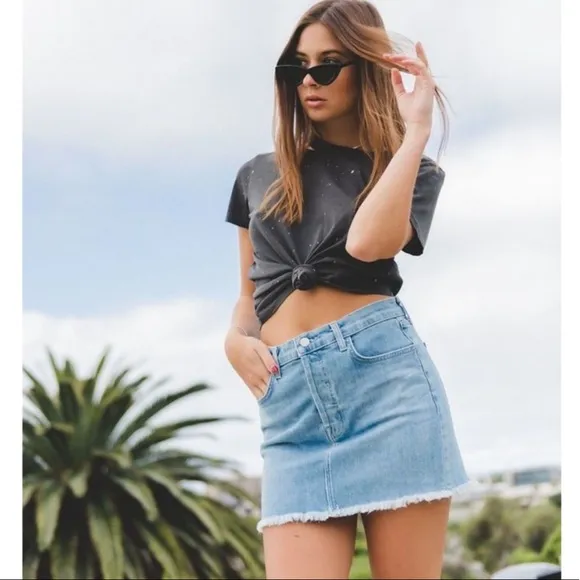 J Brand Bonny Mid-Rise Mini Skirt 26