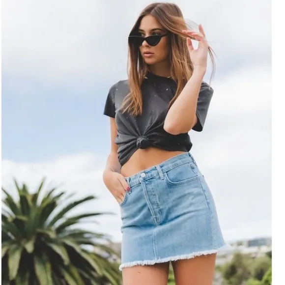 J Brand Bonny Mid-Rise Mini Skirt 26