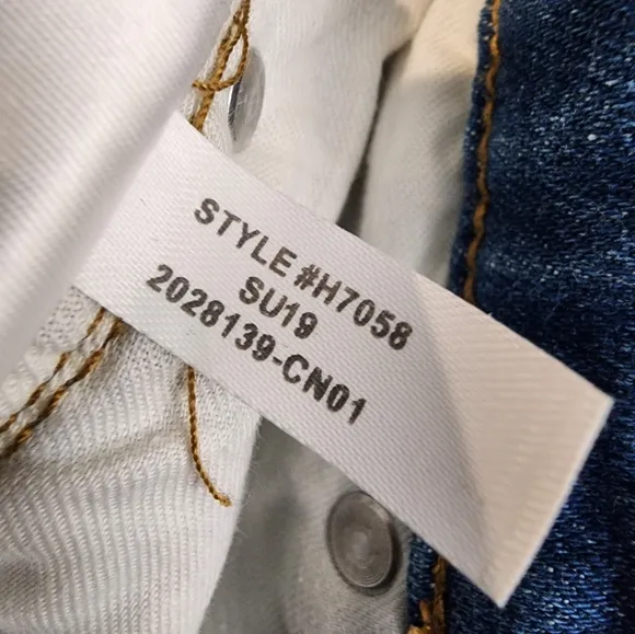 J. Crew Button-Front Denim Skirt Size 25