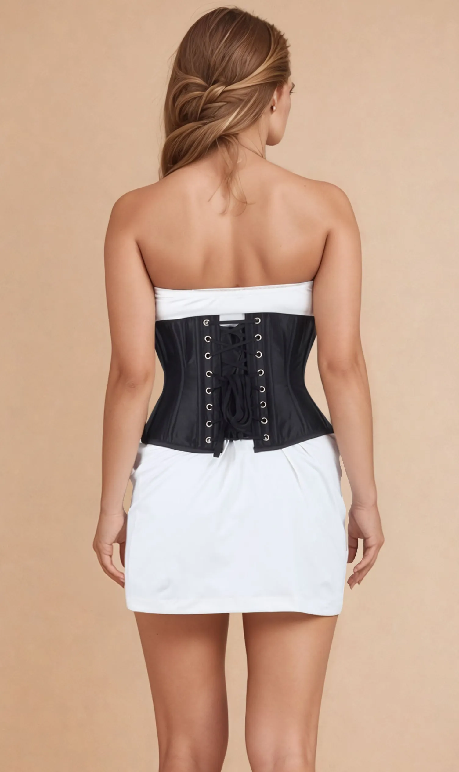 Jacqueline Waist Trainer Taffeta Waspie Corset