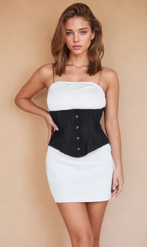 Jacqueline Waist Trainer Taffeta Waspie Corset
