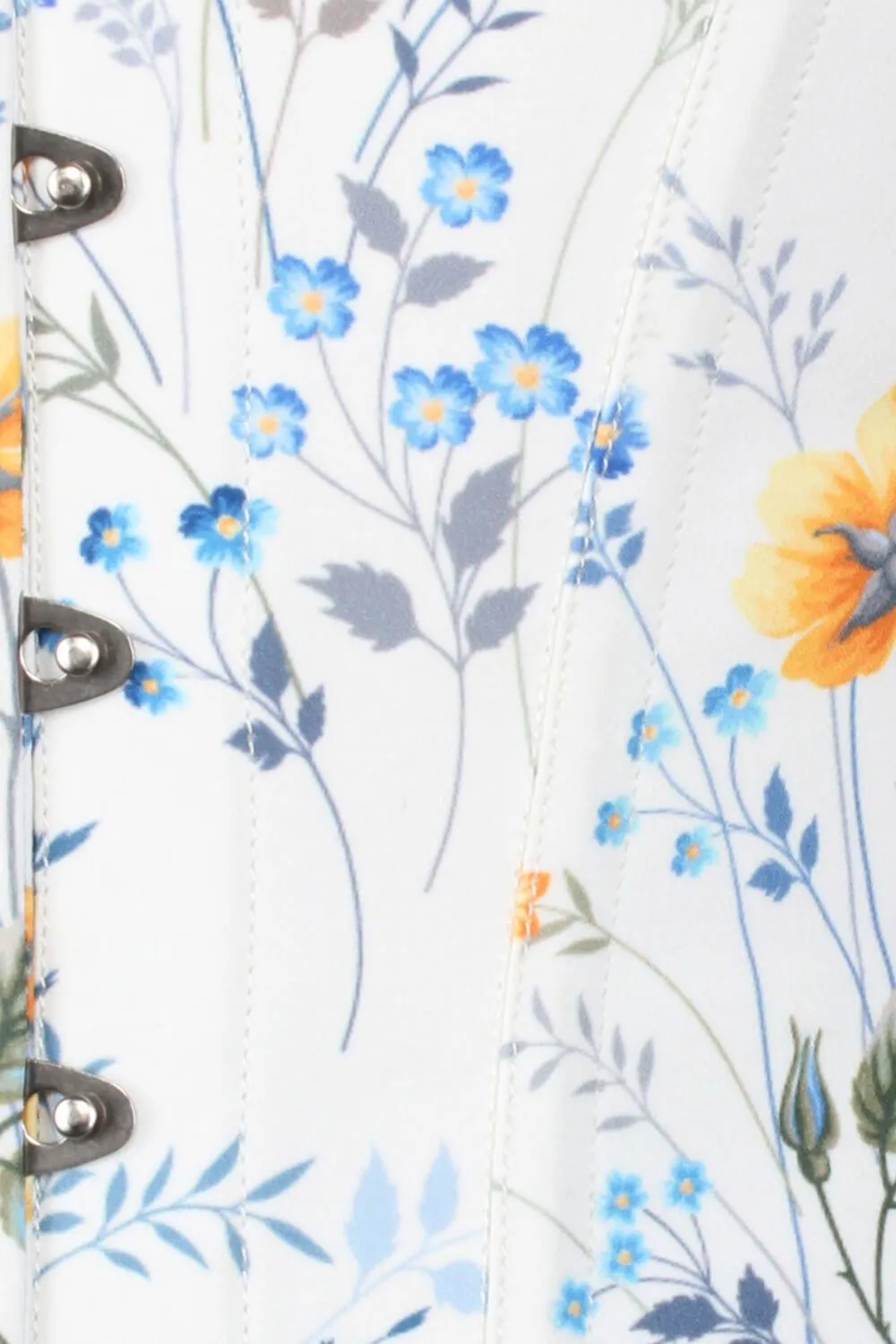 Jailyn Floral Print Overbust Corset