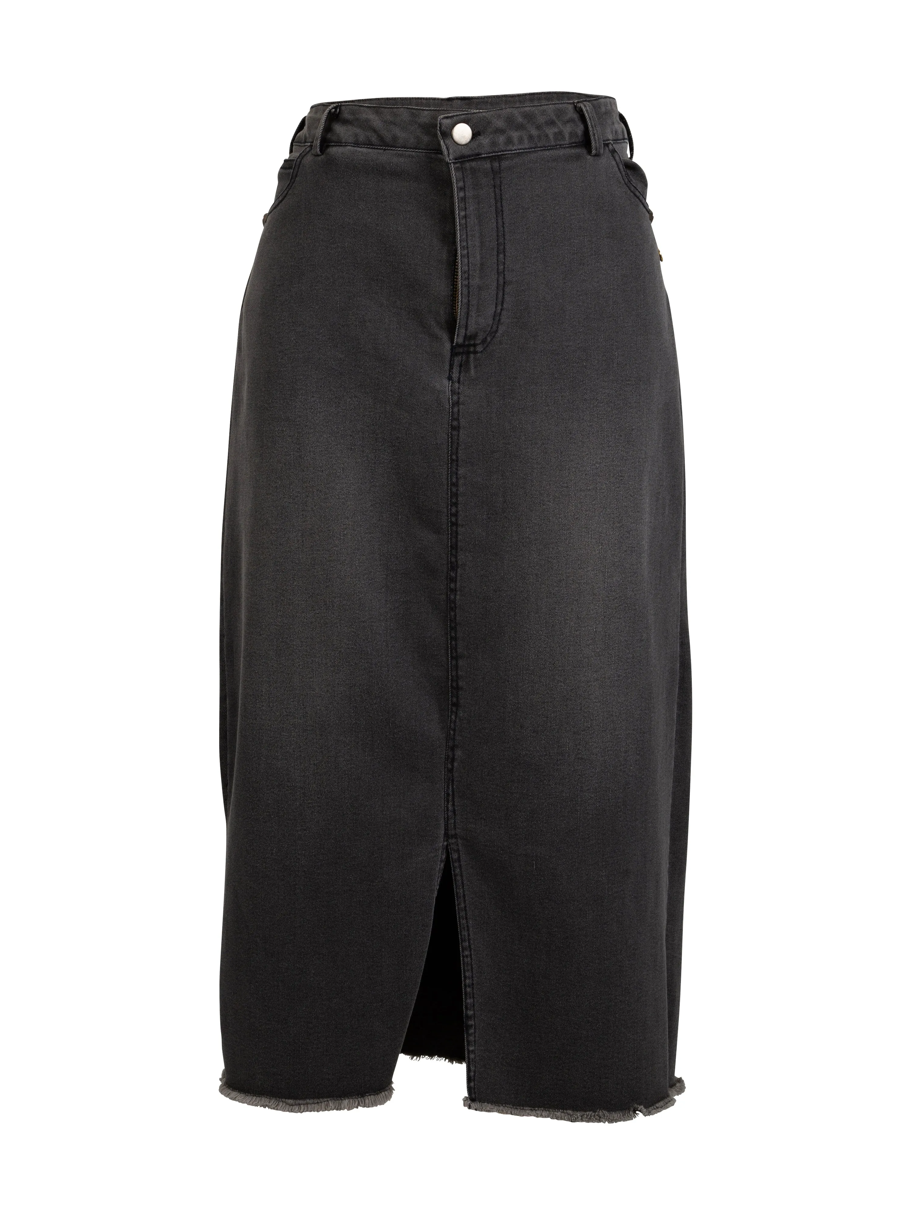 JENNA SKIRT - GREY DENIM