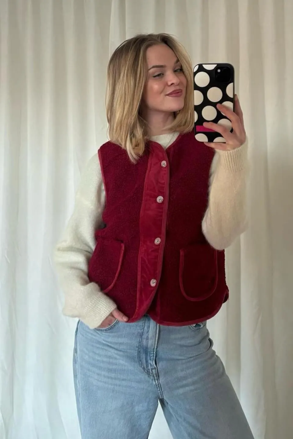 Jenni Mouwloos Teddy Vest