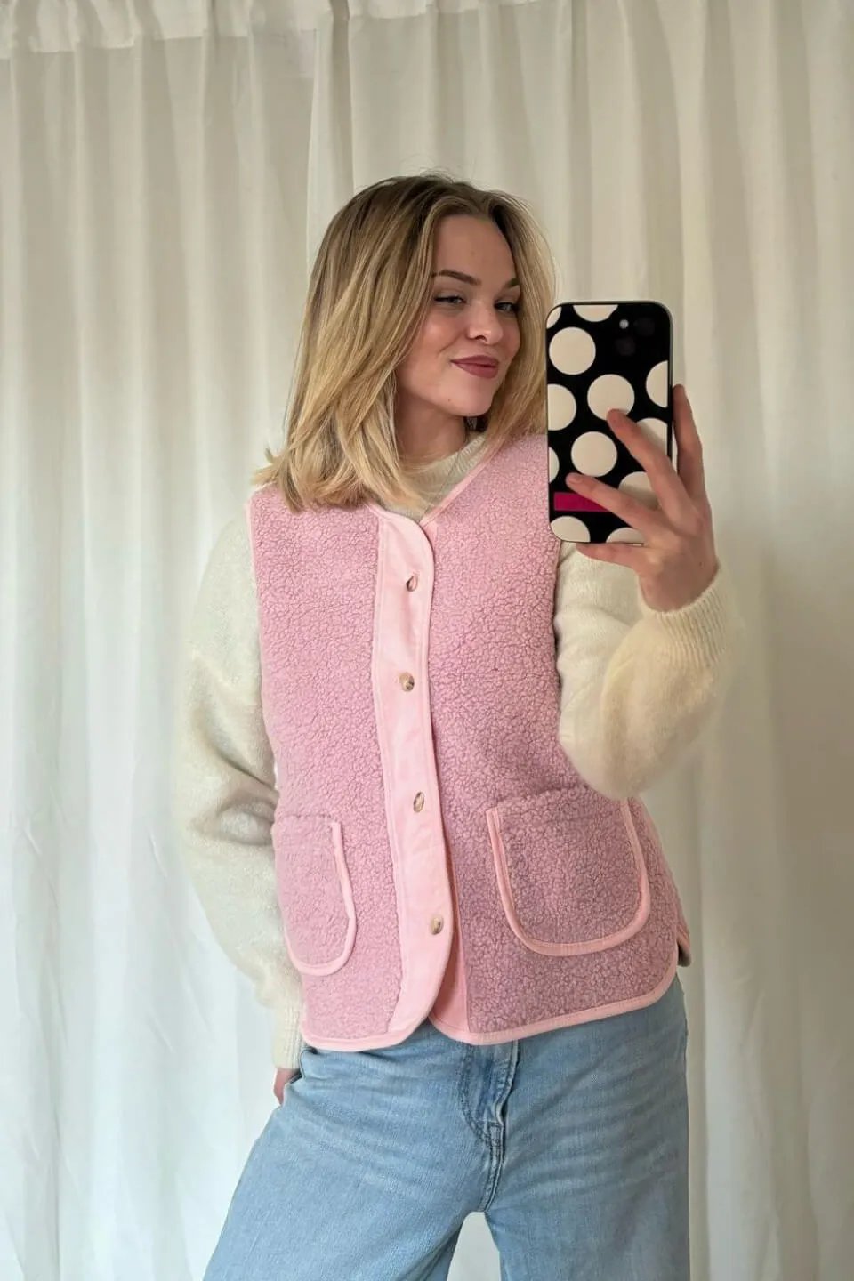 Jenni Mouwloos Teddy Vest