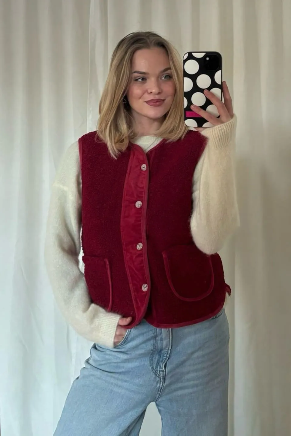 Jenni Mouwloos Teddy Vest