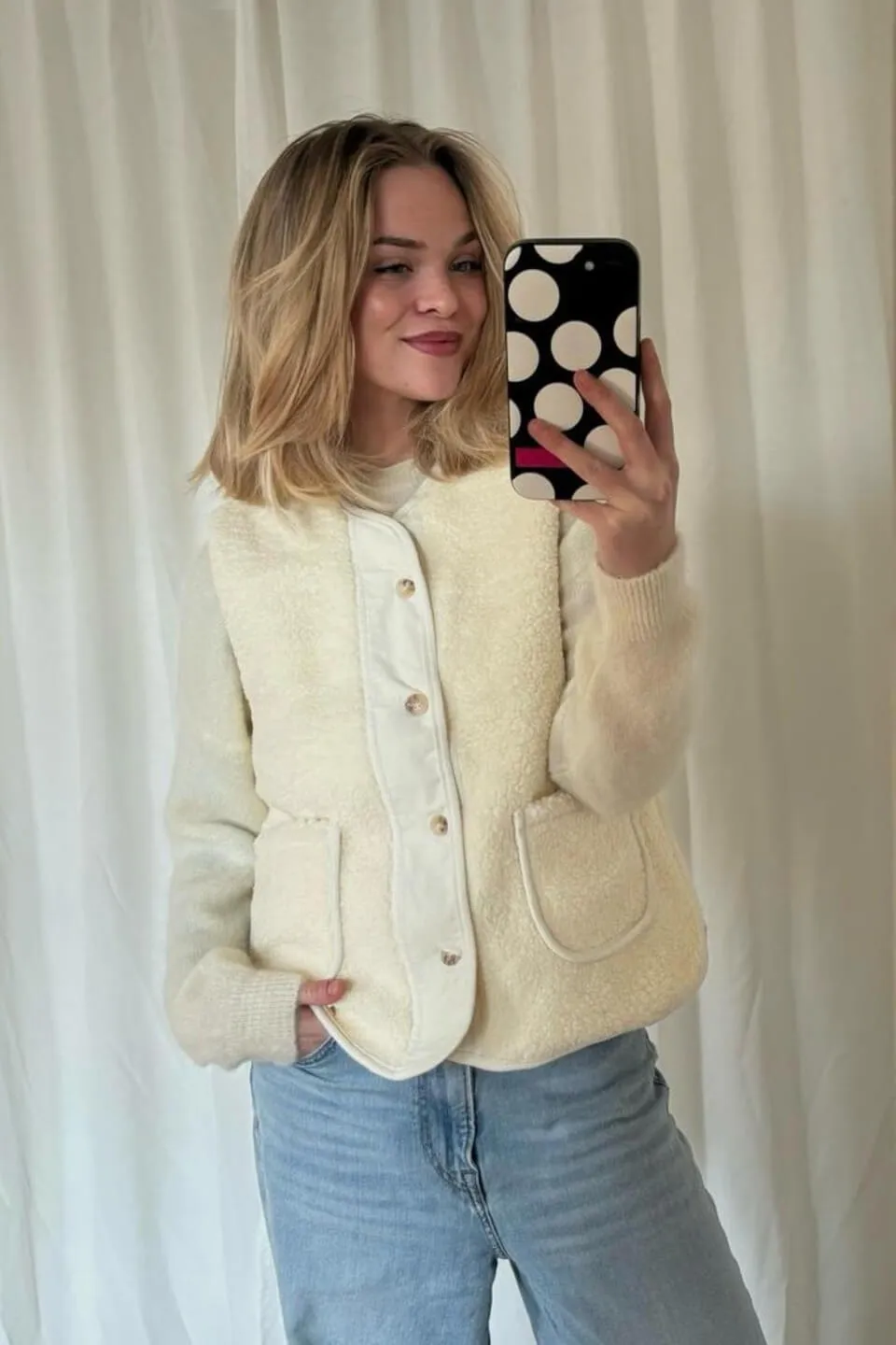 Jenni Mouwloos Teddy Vest