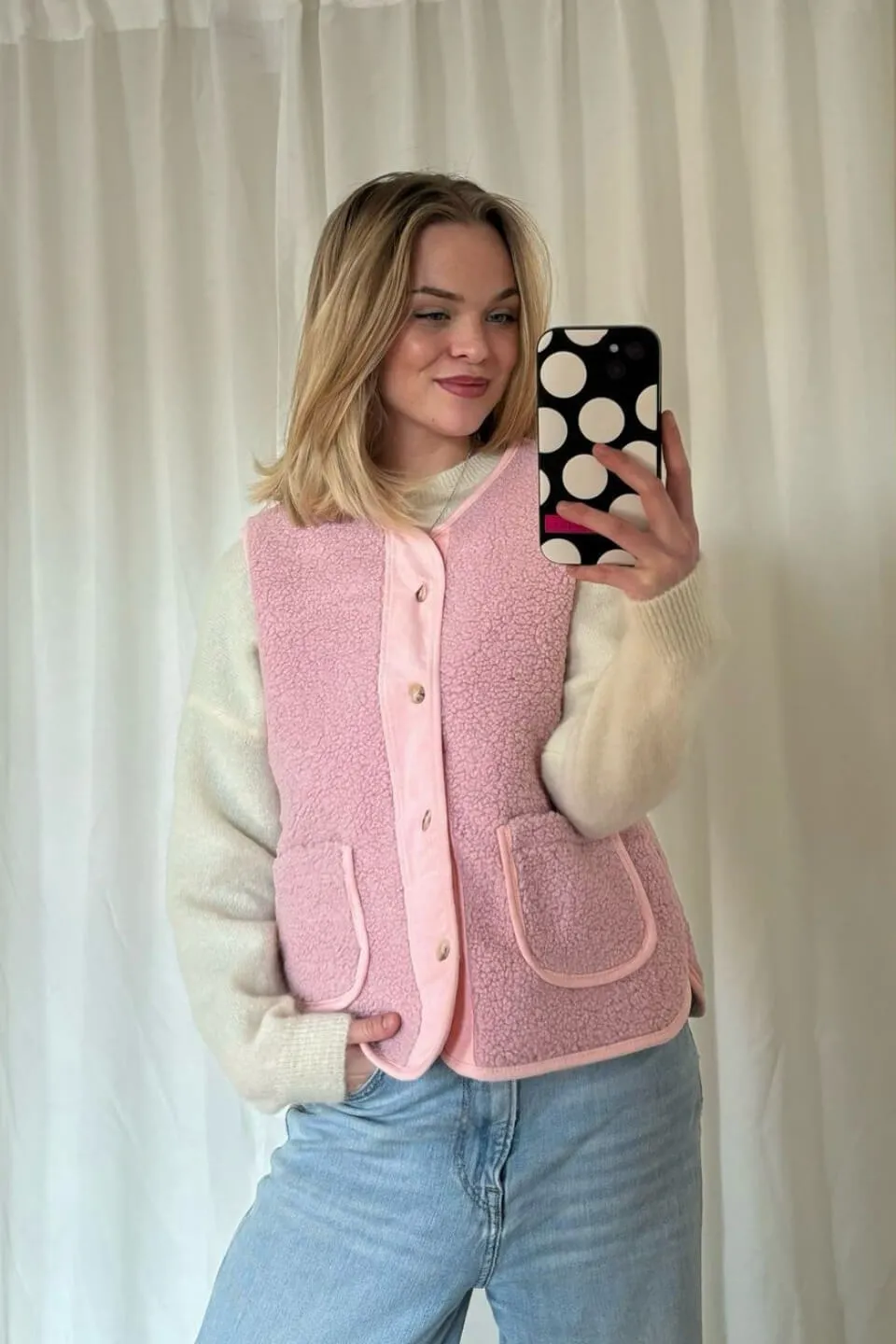 Jenni Mouwloos Teddy Vest