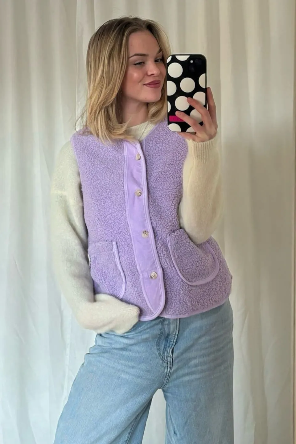 Jenni Mouwloos Teddy Vest