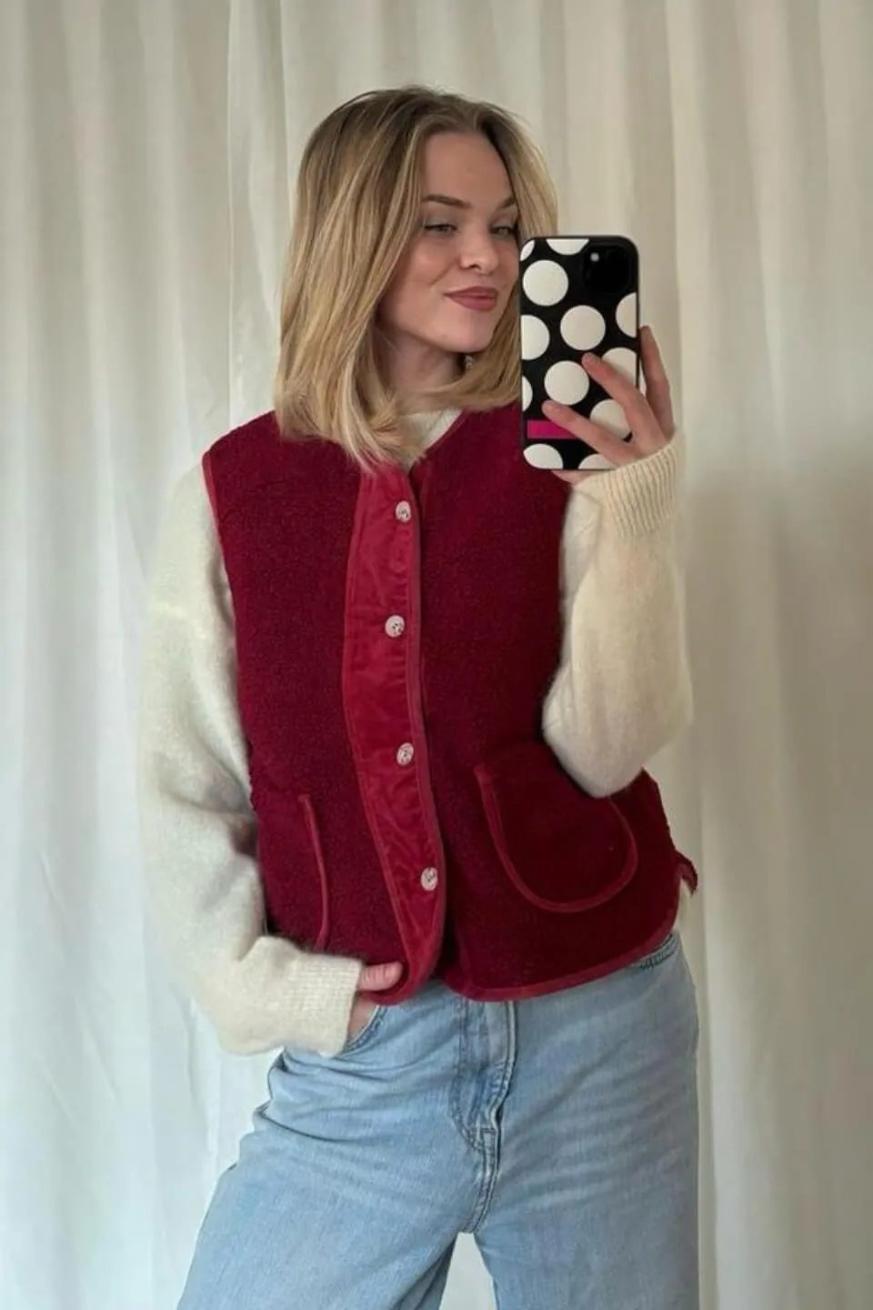 Jenni Mouwloos Teddy Vest