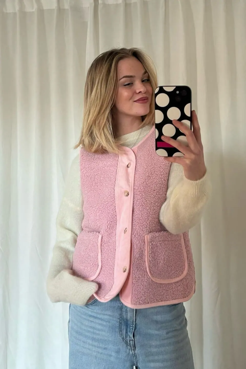 Jenni Mouwloos Teddy Vest