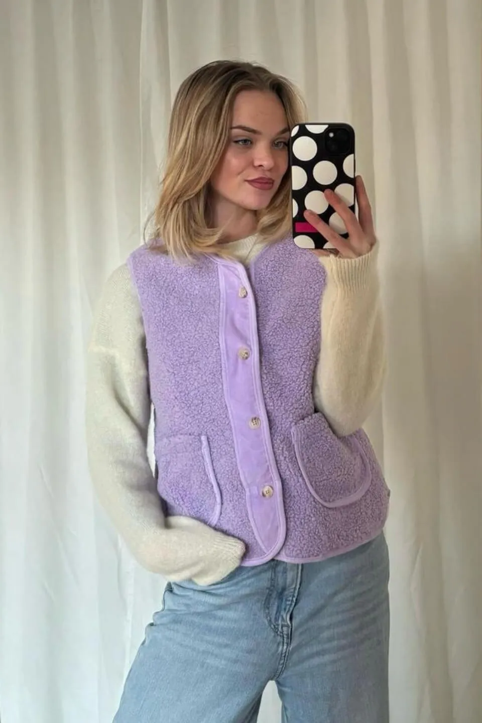 Jenni Mouwloos Teddy Vest