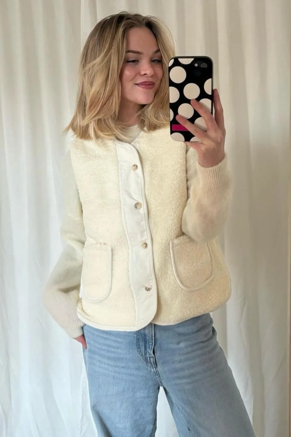 Jenni Mouwloos Teddy Vest