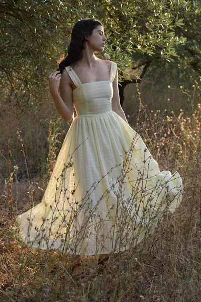 Juliette Dress In Blé Cotton Voile (Pre-Order, Ships April 15)